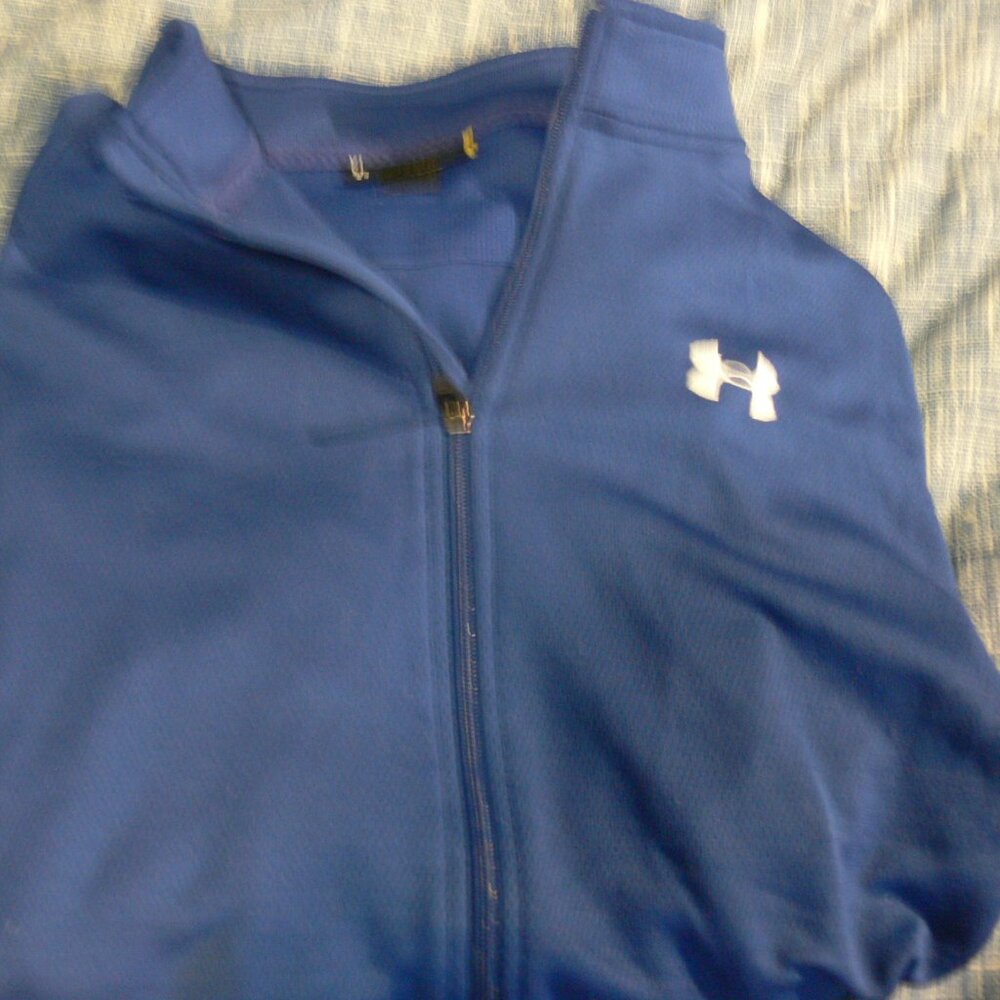 UNDER ARMOUR LOGO SWEATER BLUE XL.